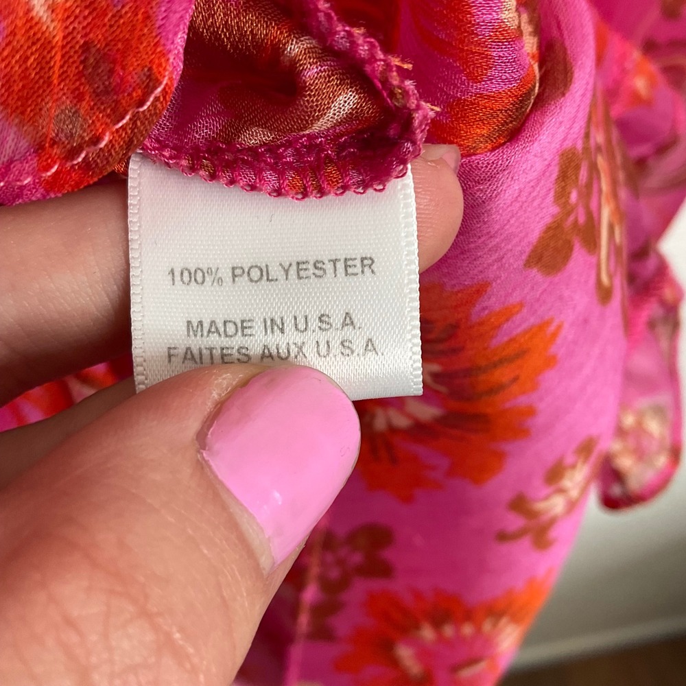 MISA Los Angeles Lorena Dress Careyes Floral Print Size Medium - Picture 4 of 4